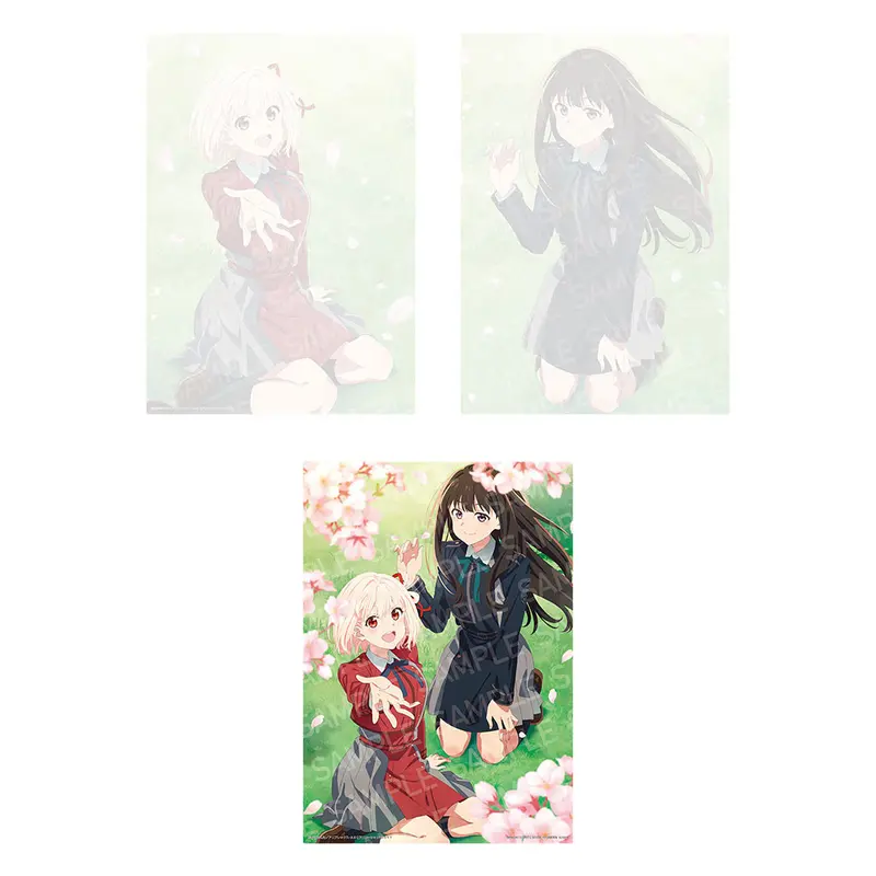 [Kuji] Lycoris Recoil Ichiban Kuji C-Prize A3 Illustration Board Chisato Nishikigi & Takina Inoue