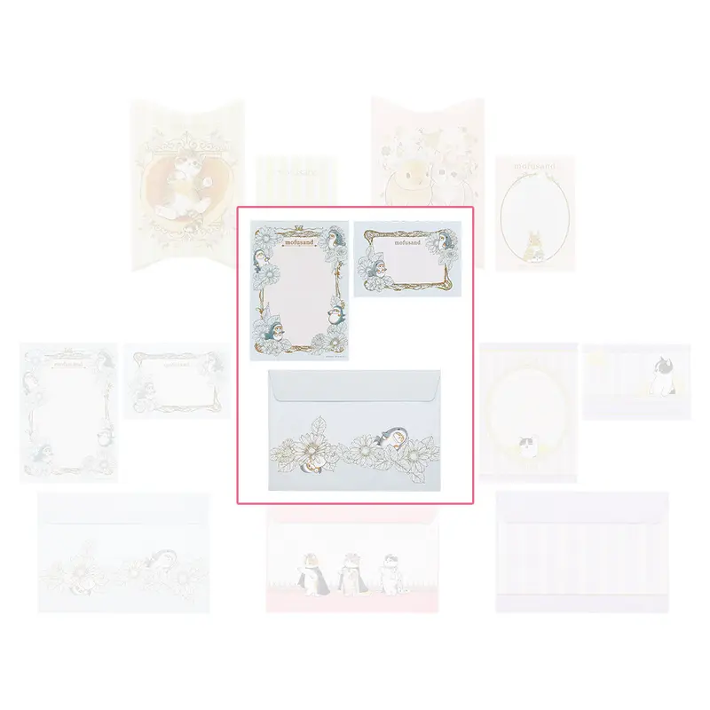 [Kuji] Mofusand ~Classy Tea Time~ Ichiban Kuji F-Prize Briefpapier-Set (A)