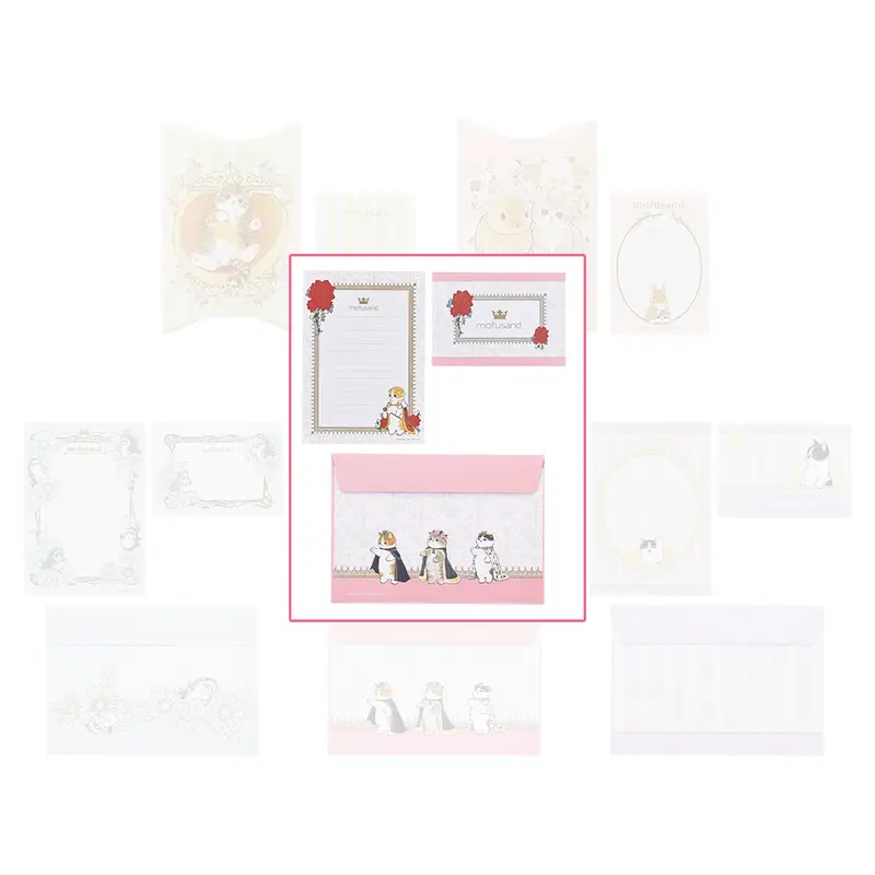 [Kuji] Mofusand ~Classy Tea Time~ Ichiban Kuji F-Prize Briefpapier-Set (B)