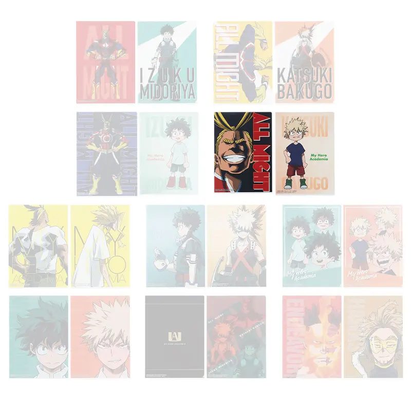 [Kuji] My Hero Academia ~Two People's Admiration~ Ichiban Kuji G-Prize Clearfile-Set All Might & Katsuki Bakugo