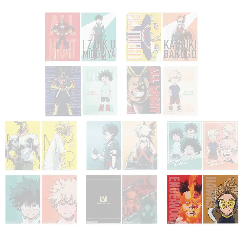 [Kuji] My Hero Academia ~Two People's Admiration~ Ichiban Kuji G-Prize Clearfile-Set Endeavor & Hawks