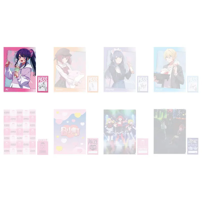 [Kuji] Oshi No Ko ~All the World's a Stage~ Ichiban Kuji H-Prize Clearfile mit Sticker-Set Ai