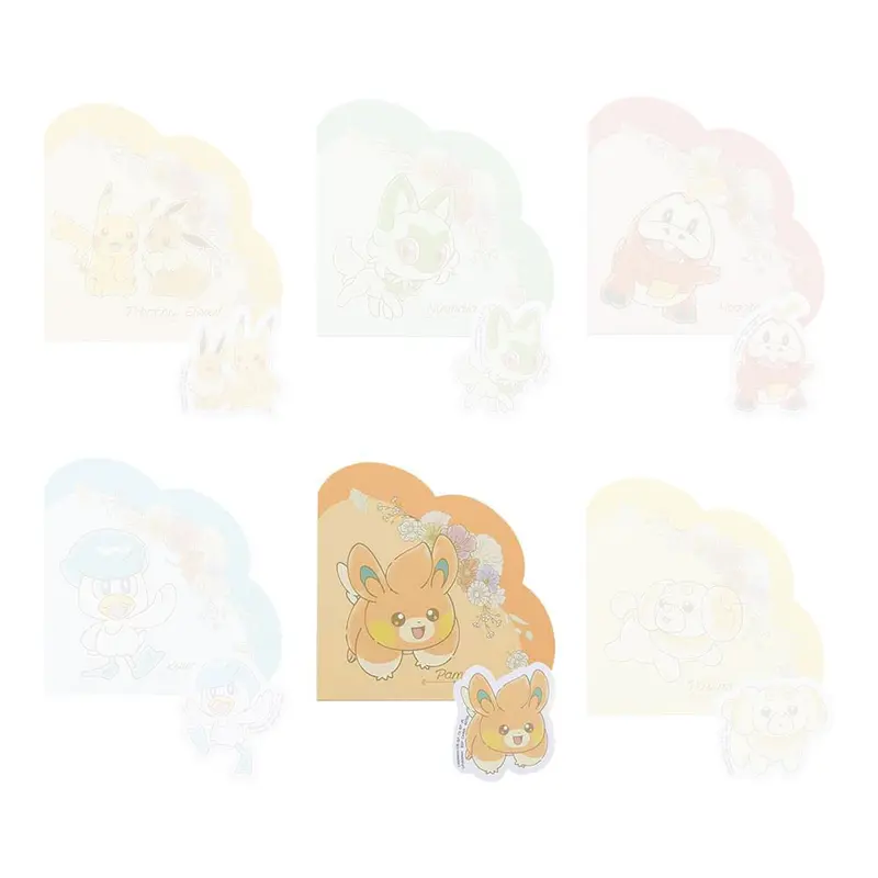 [Kuji] Pokemon ~Blooming Days~ Ichiban Kuji H-Prize Memo-Block & Sticker Set Pamo