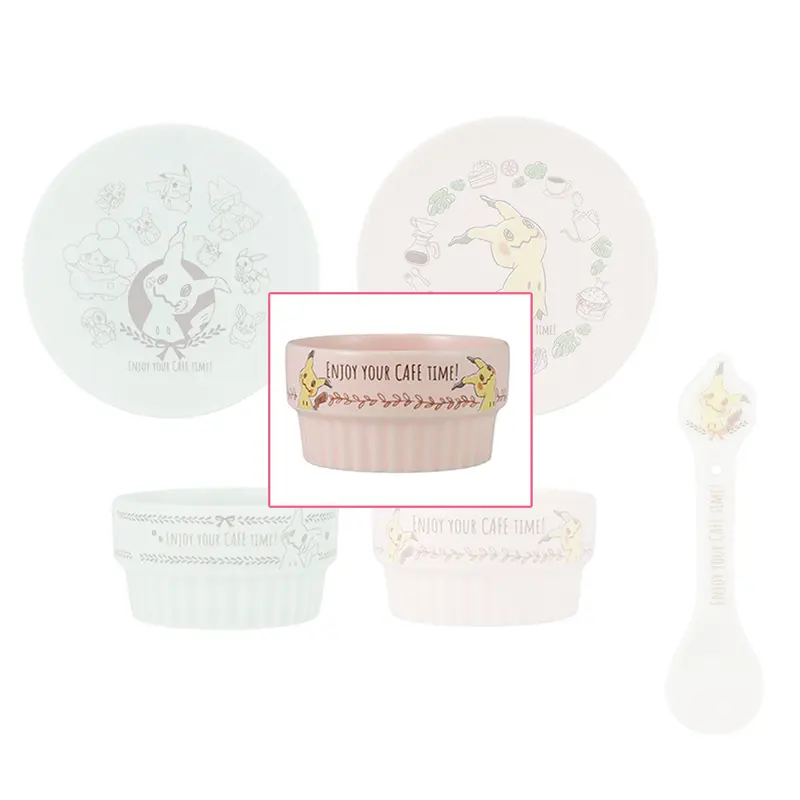[Kuji] Pokemon Mimikkyu's Cafe Time Ichiban Kuji F-Prize Schälchen Mimigma (Rosa)