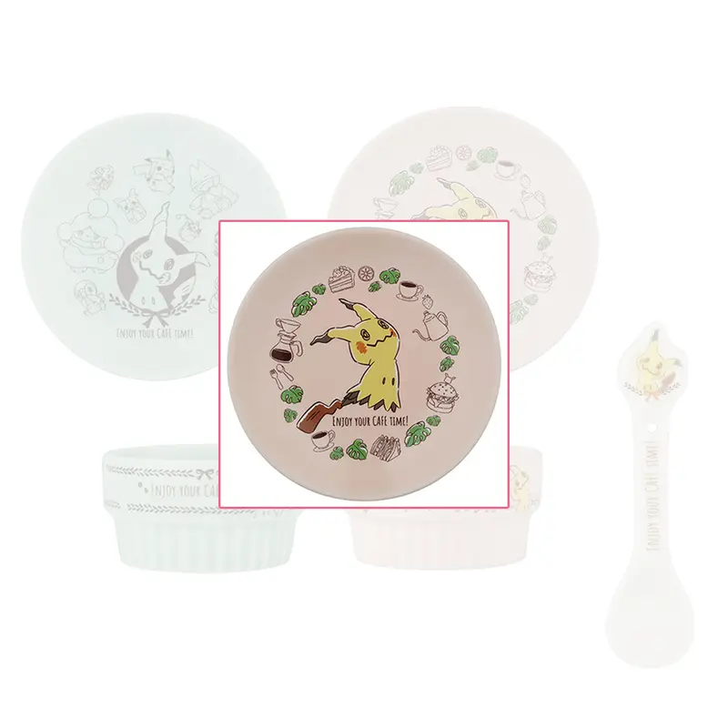 [Kuji] Pokemon Mimikkyu's Cafe Time Ichiban Kuji F-Prize Tellerchen Mimigma (Rosa)
