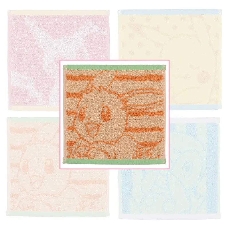 [Kuji] Pokemon Mimikkyu's Cafe Time Ichiban Kuji G-Prize Handtuch Evoli
