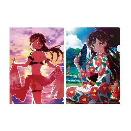 [Kuji] Rent-A-Girlfriend ~Summer Scenery, Love Scenery~ Ichiban Kuji F-Prize Clearfile-Set Chizuru Ichinose