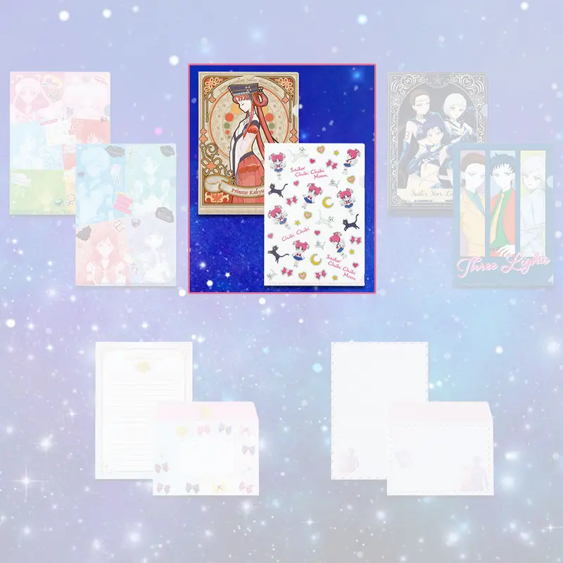[Kuji] Sailor Moon Cosmos Holy Light Collection Ichiban Kuji G-Prize A5 Clearfile-Set (B)