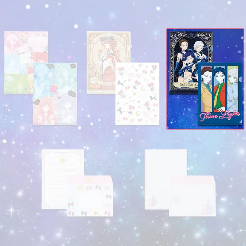 [Kuji] Sailor Moon Cosmos Holy Light Collection Ichiban Kuji G-Prize A5 Clearfile-Set (C)