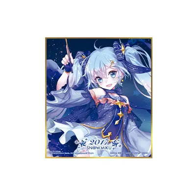 [Kuji] Snow Miku Ichiban Kuji H-Prize Shikishi Snow Miku 2017