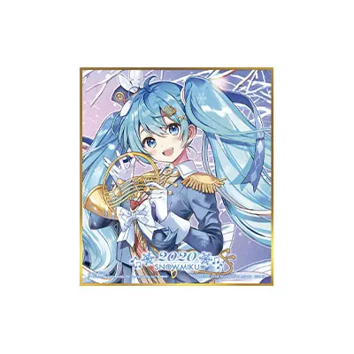 [Kuji] Snow Miku Ichiban Kuji H-Prize Shikishi Snow Miku 2020