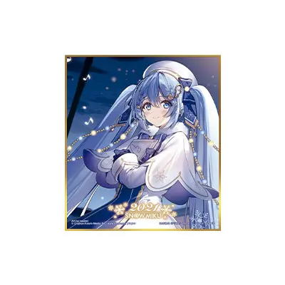 [Kuji] Snow Miku Ichiban Kuji H-Prize Shikishi Snow Miku 2021
