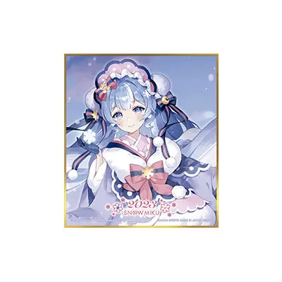 [Kuji] Snow Miku Ichiban Kuji H-Prize Shikishi Snow Miku 2023