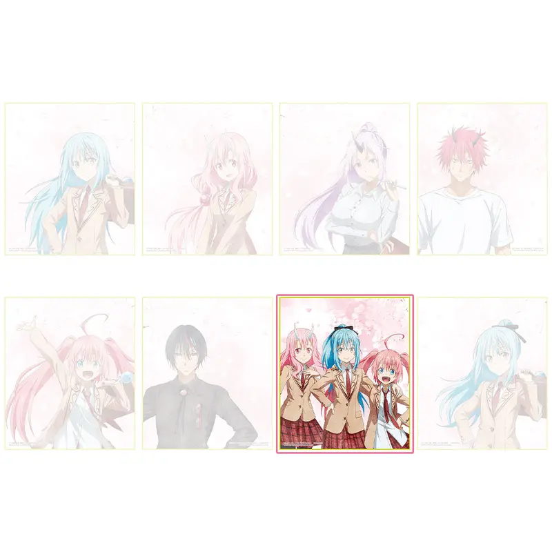[Kuji] That Time I Got Reincarnated as a Slime ~Private Tempest Academy II~ Ichiban Kuji E-Prize XL Shikishi Rimuru & Shuna & Milim