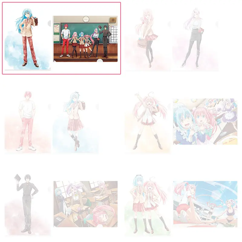 [Kuji] That Time I Got Reincarnated as a Slime ~Private Tempest Academy II~ Ichiban Kuji F-Prize Clearfile-Set (A)