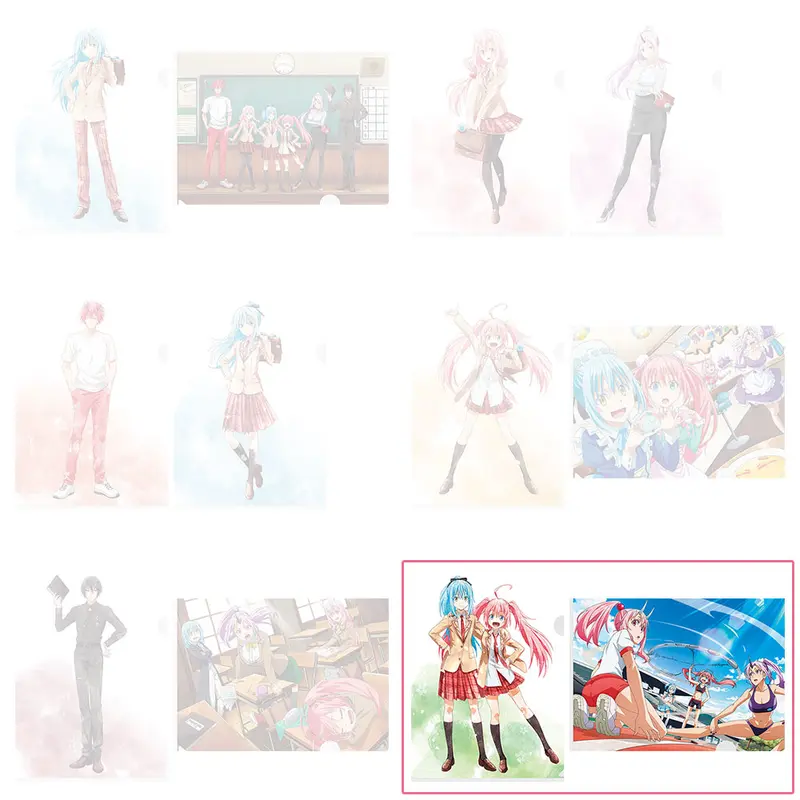 [Kuji] That Time I Got Reincarnated as a Slime ~Private Tempest Academy II~ Ichiban Kuji F-Prize Clearfile-Set (D)