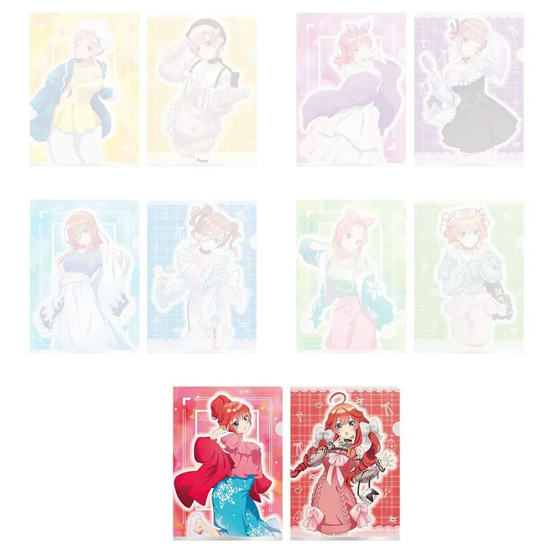 [Kuji] The Quintessential Quintuplets ~Time For Just The Two Of Us~ Ichiban Kuji H-Prize Clearfile-Set Itsuki Nakano