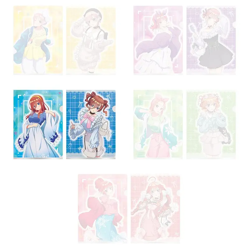 [Kuji] The Quintessential Quintuplets ~Time For Just The Two Of Us~ Ichiban Kuji H-Prize Clearfile-Set Miku Nakano