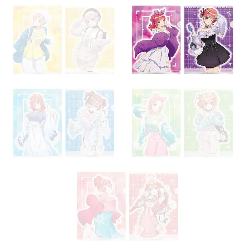 [Kuji] The Quintessential Quintuplets ~Time For Just The Two Of Us~ Ichiban Kuji H-Prize Clearfile-Set Nino Nakano