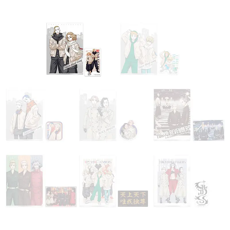 [Kuji] Tokyo Revengers ~Holy Night Battle Part 1~ Ichiban Kuji G-Prize Clearfile mit Sticker-Set Mikey & Draken