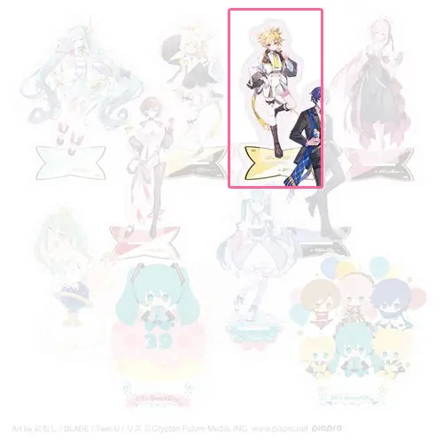 [Kuji] Vocaloid Hatsune Miku Season 2 Memorial Kuji D-Prize Aufsteller Len Kagamine