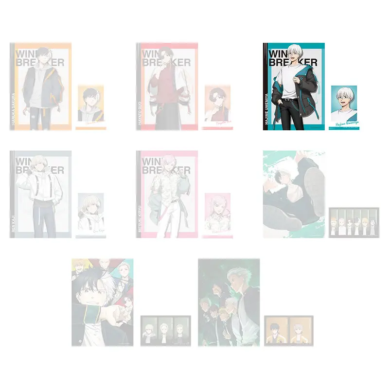 [Kuji] Wind Breaker Ichiban Kuji F-Prize B4 Clearposter+Sticker Set Hajime Umemiya