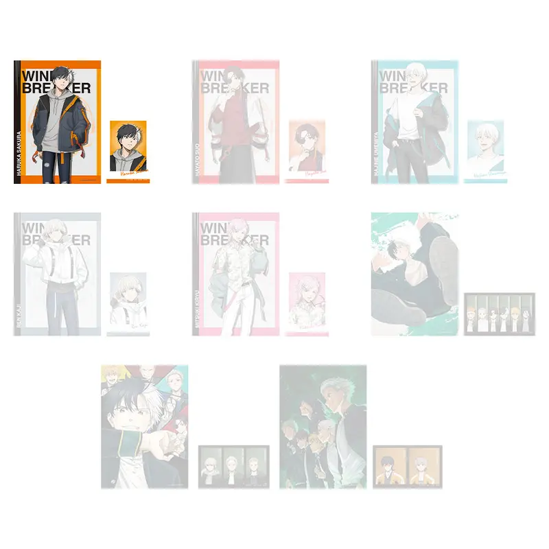 [Kuji] Wind Breaker Ichiban Kuji F-Prize B4 Clearposter+Sticker Set Haruka Sakura (A)
