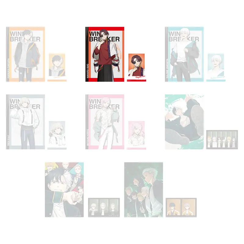 [Kuji] Wind Breaker Ichiban Kuji F-Prize B4 Clearposter+Sticker Set Hayato Suo