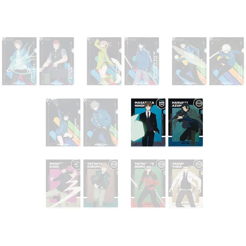 [Kuji] World Trigger Ichiban Kuji H-Prize Clearfile-Set Haruaki Azuma & Masataka Ninomiya