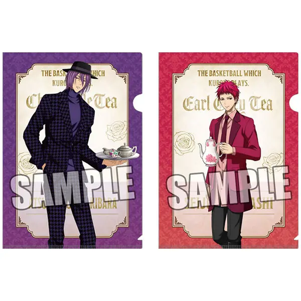 Kuroko No Basket 2er Clearfile Set Atsushi Murasakibara & Seijuro Akashi Tea Break Ver.