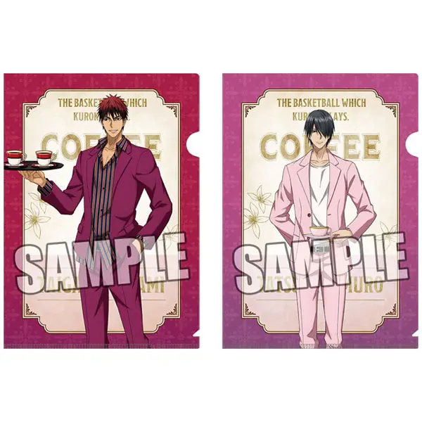 Kuroko No Basket 2er Clearfile Set Taiga Kagami & Tatsuya Himuro Tea Break Ver.