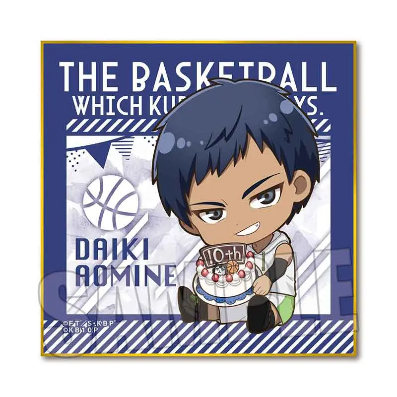 Kuroko no Basket GyuGyutto 10th Anniversary Version Shikishi Daiki Aomine