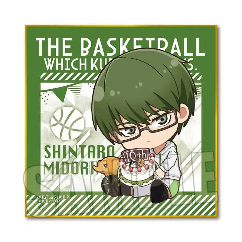 Kuroko no Basket GyuGyutto 10th Anniversary Version Shikishi Shintaro Midorima