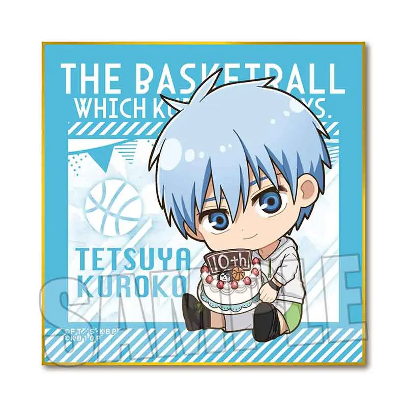 Kuroko no Basket GyuGyutto 10th Anniversary Version Shikishi Tetsuya Kuroko
