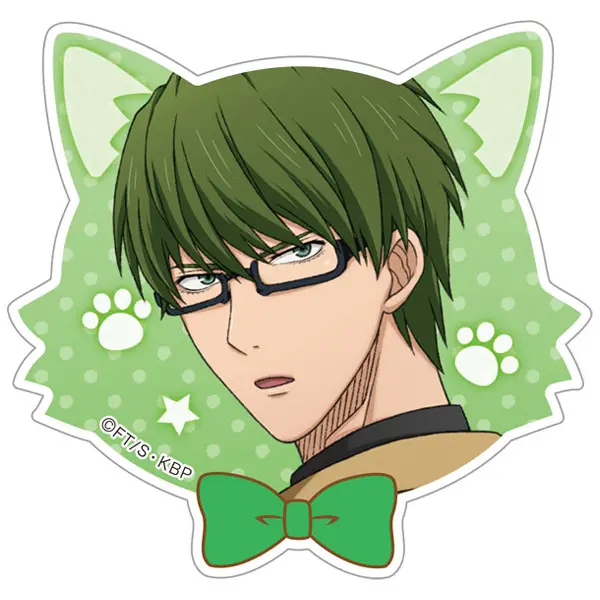 Kuroko No Basket Neko Clip/Button Shintaro Midorima