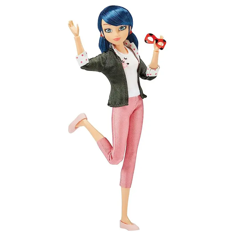 Ladybug Ankleidepuppe mit zwei Outfits, Miraculous, 26 cm - Playmates