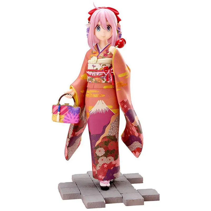 Laid-Back Camp PVC Statue 1/7 Nadeshiko Kagamihara Furisode Ver.