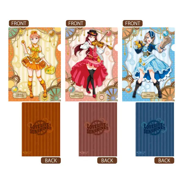Love Live! Sunshine!! Steampunk Style Clearfile-Set Chika & Riko & You