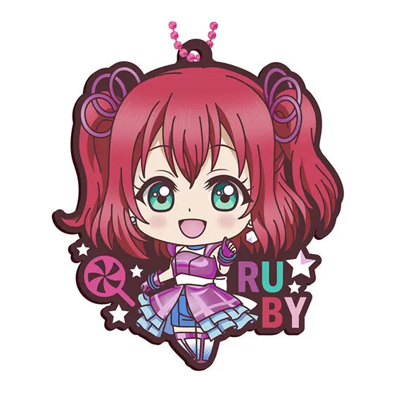 Love Live! Sunshine!! x Hatsune Miku Gashapon Anhänger Ruby Kurosawa