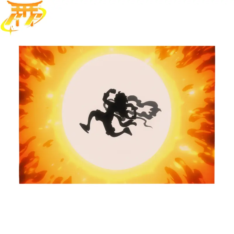 Luffy „Gear-5-Silhouette“ Flagge – One Piece