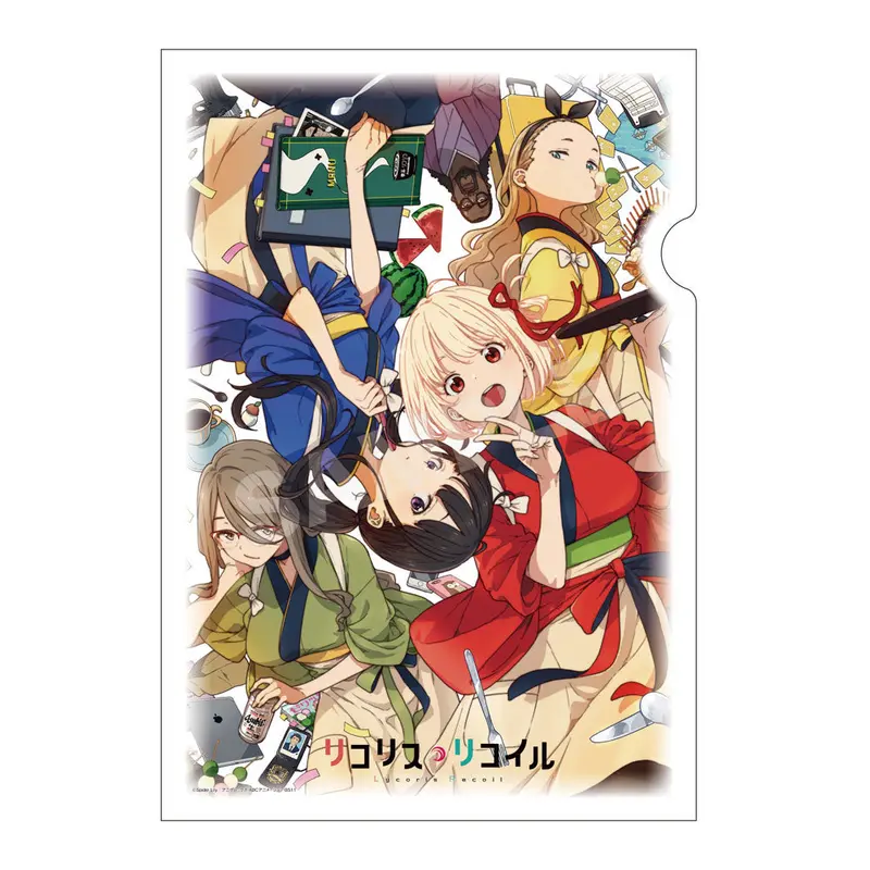 Lycoris Recoil Japanese Paper Key Visual Clearfile Vol. 1