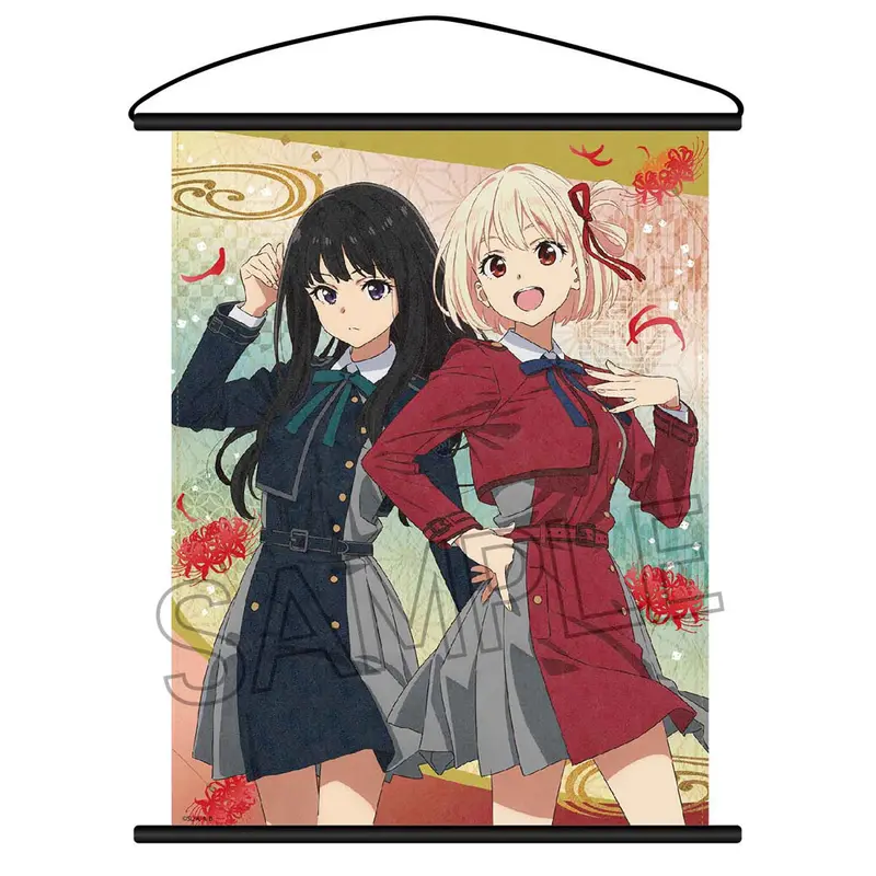 Lycoris Recoil Krepp Wallscroll Inoue & Chisato Nishikigi
