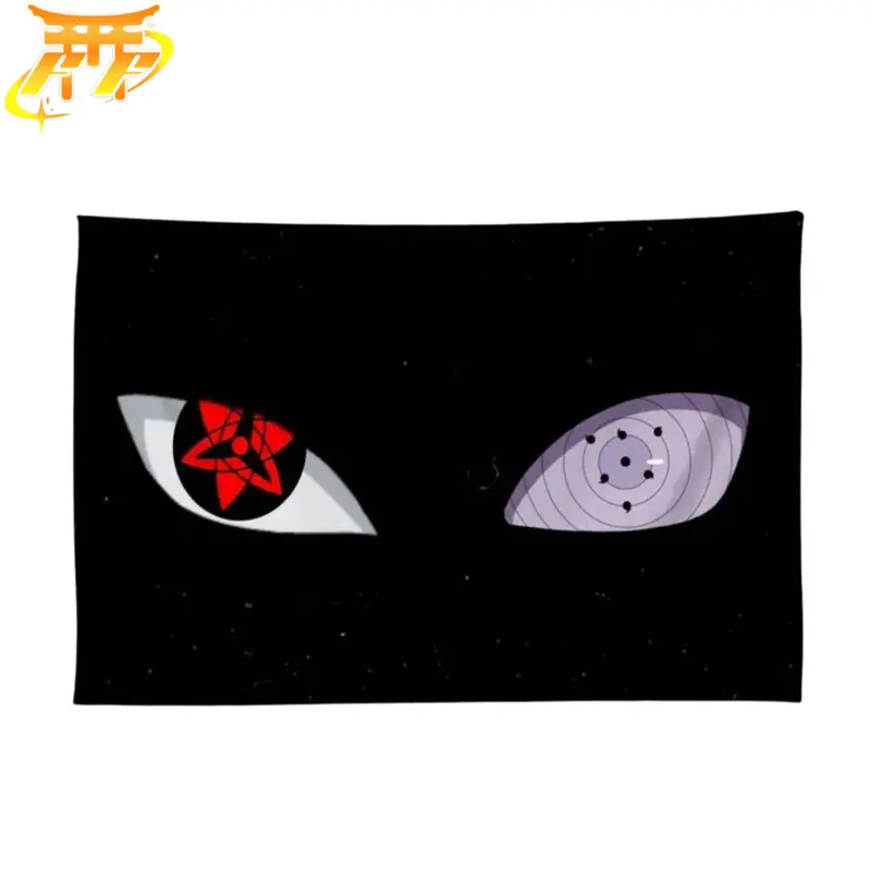 Madara Uchiwa „Sharingan und Rinnegan“ Flagge – Naruto