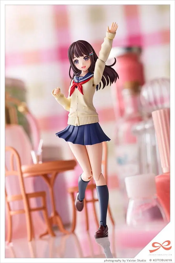 Madoka Yuki Touou High School Winter Clothes Plastic Model Kit 1/10 15 cm Sousai Shojo Teien