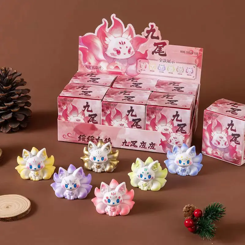 Manmiao - "Nine-Tailed Fox" Mini-Diorama Figur - Blind Box - Einzelbox