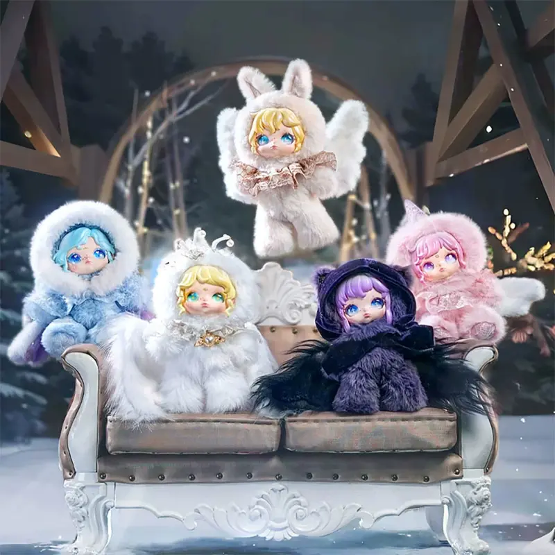 Maytree Dumia - Aria Snow Tracks Whisperer Series - Vinyl Plüschfigur Anhänger Blind Box - Einzelbox – 15 cm – Maytree