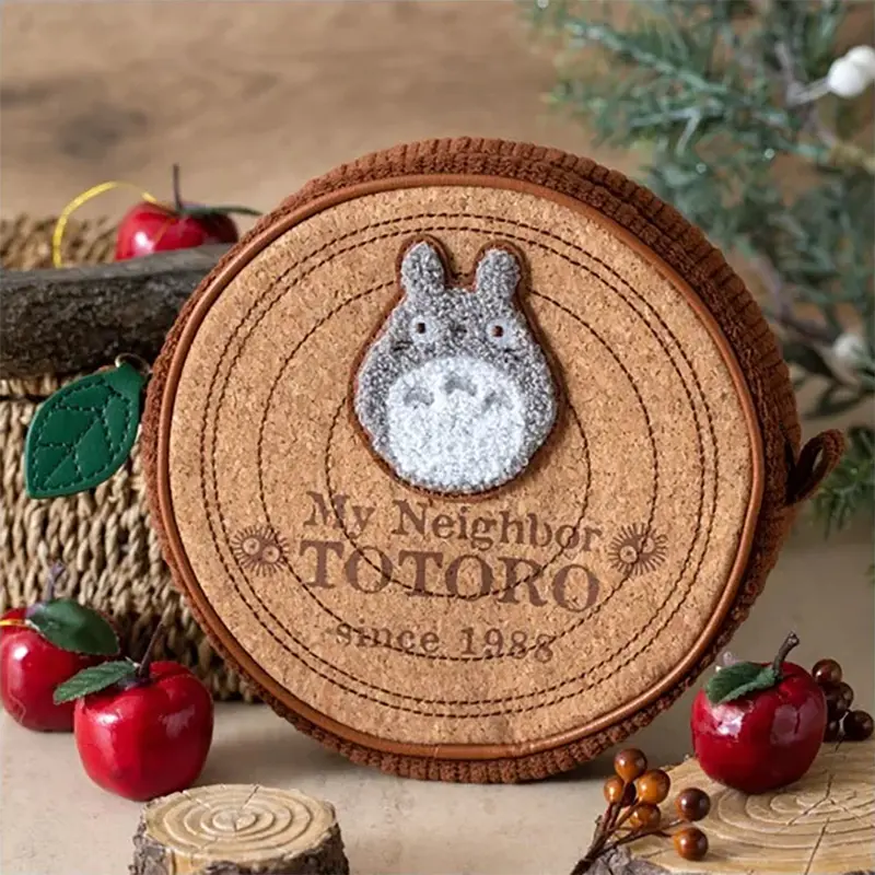 Mein Nachbar Totoro - Sagara Round Pouch Log Runde Plüschtasche - 15 x 15 x 6 cm – Marushin