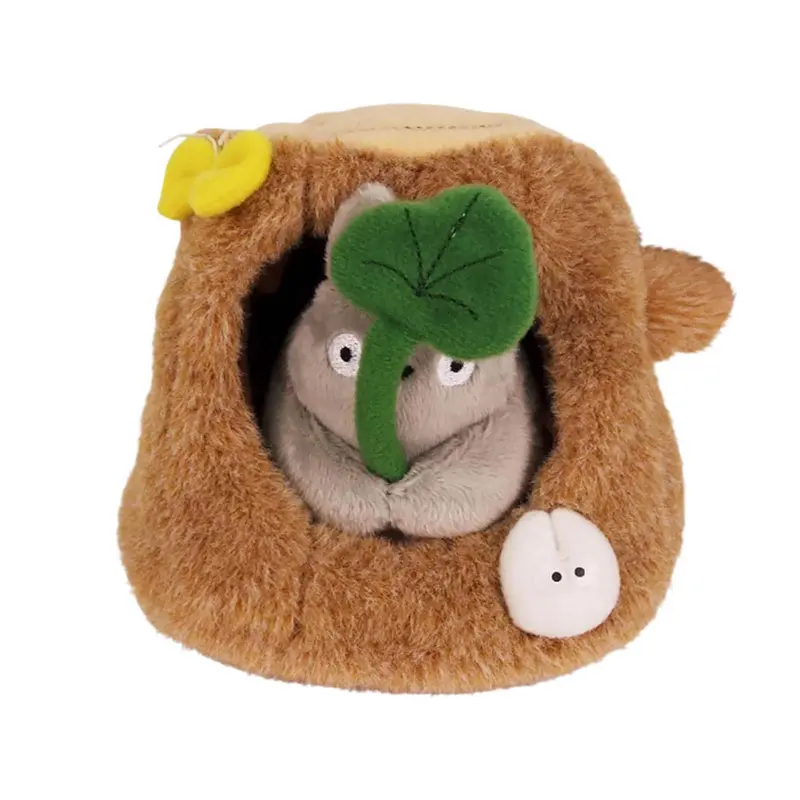 Mein Nachbar Totoro - Totoro auf Baumstamm - Plüschfigur - 12cm - Studio Ghibli