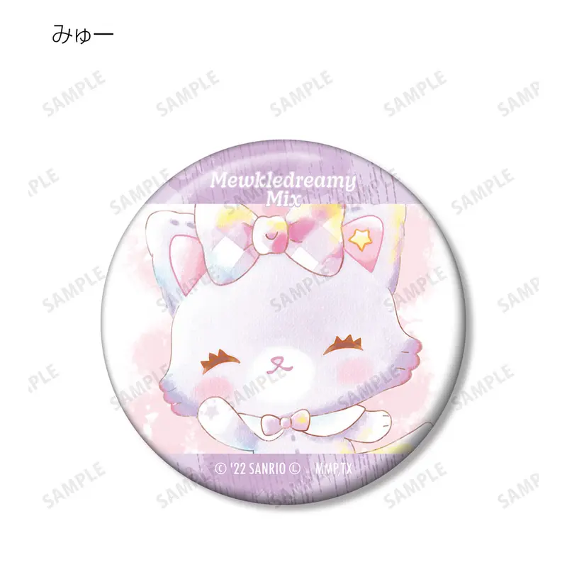 Mewkledreamy Mix! Ani-Art Aqua Label Button Mew