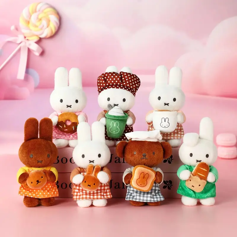 Miffy - Bakery Series Plüsch-Anhänger - Blindbox - Einzelbox - VIPO